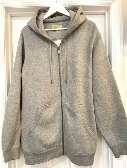 BURBERRY MEN'S ZIP HOODIE