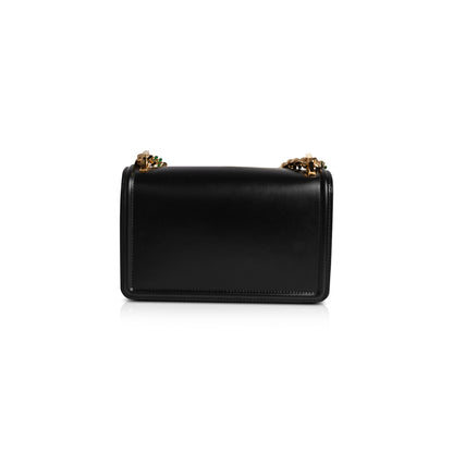 Burberry Mini Black Leather Chain TB Crossbody Bag