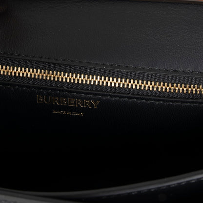 Burberry Monogram E-Canvas Small TB Flap Crossbody Bag