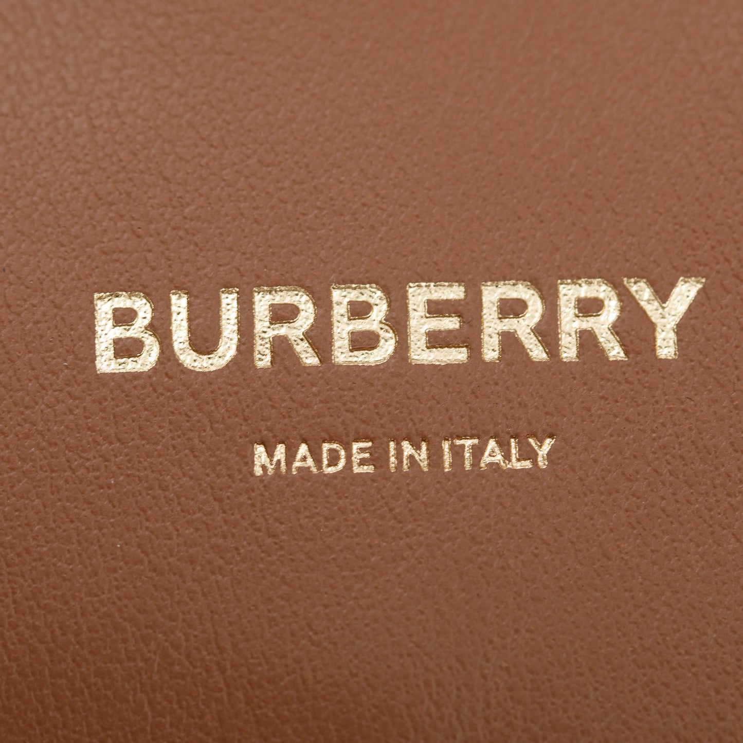 Burberry Neutral Canvas and Brown Leather Medium Pocket Bag