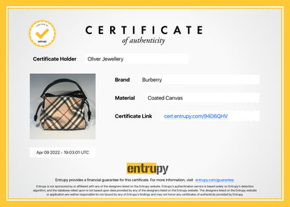 Burberry Nova Check Drawstring Bag