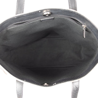 Burberry Nova Check Leather-Trimmed Tote