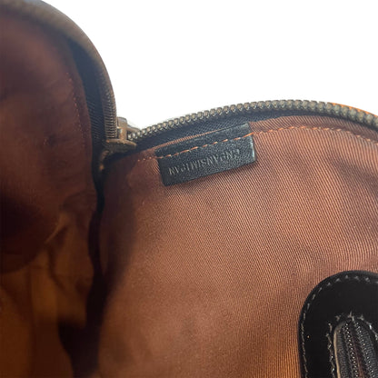 Burberry Nova Check Patent Leather-Trimmed Handle Bag