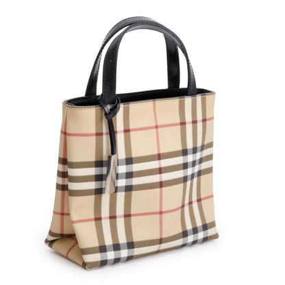 Burberry Nova Check Small Tote