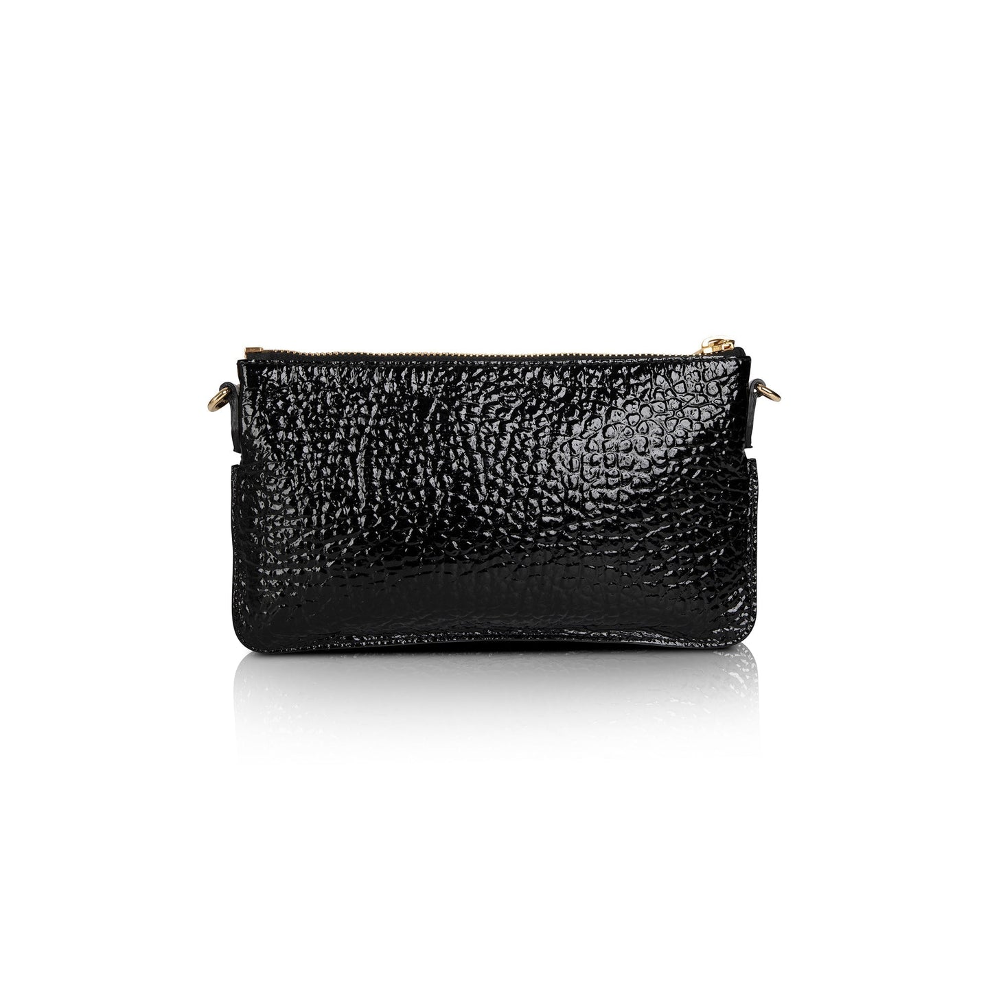 Burberry Patent Heritage Bow Peyton Crossbody Bag