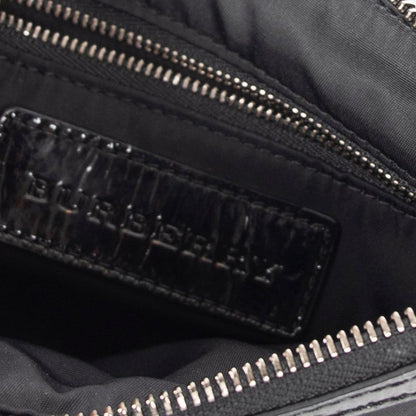 Burberry Patent Leather Trimmed Nylon Crossbody Bag