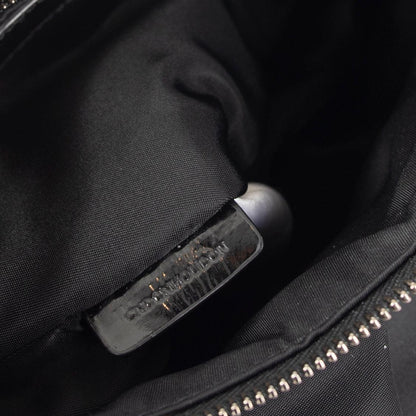 Burberry Patent Leather Trimmed Nylon Crossbody Bag