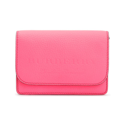 Burberry Pink Leather Hampshire Crossbody Bag