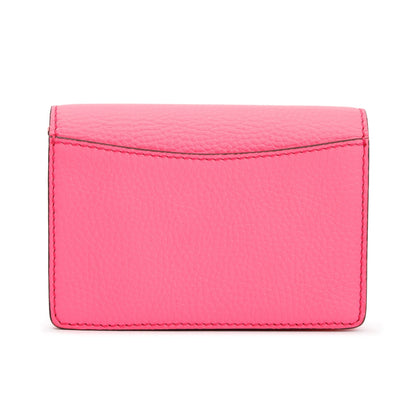Burberry Pink Leather Hampshire Crossbody Bag