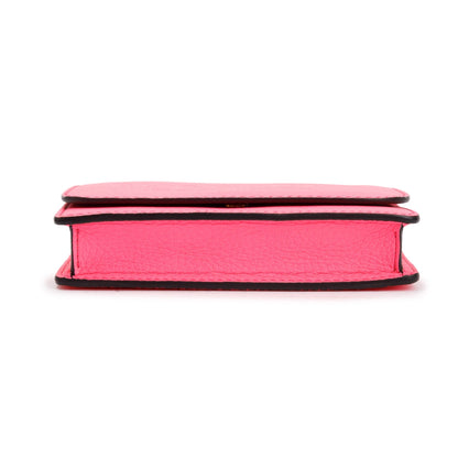 Burberry Pink Leather Hampshire Crossbody Bag