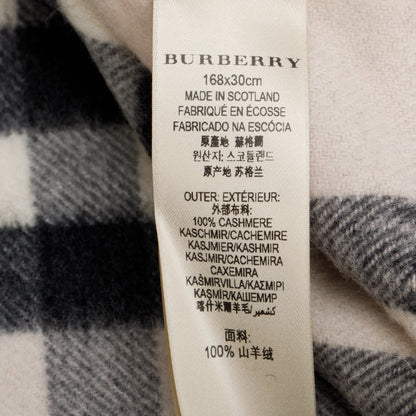 Burberry Pink Multicolor Horseferry House Check Cashmere Scarf