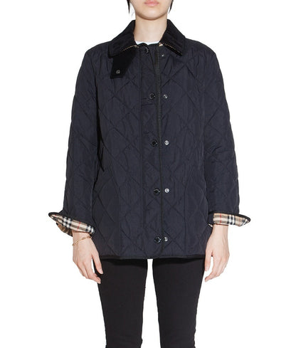 BURBERRY QUILTED NOVA CHECK LINED JACKET