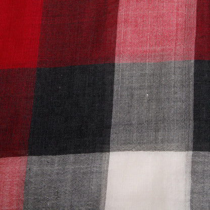 Burberry Red Check Chiffon Light Weight Scarf