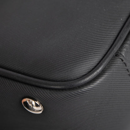 Burberry Small Black Trench Calfskin DK88 Top Handle Bag