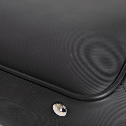 Burberry Small Black Trench Calfskin DK88 Top Handle Bag