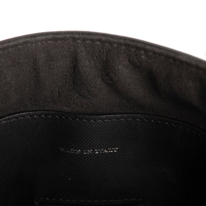 Burberry Small Black Trench Calfskin DK88 Top Handle Bag