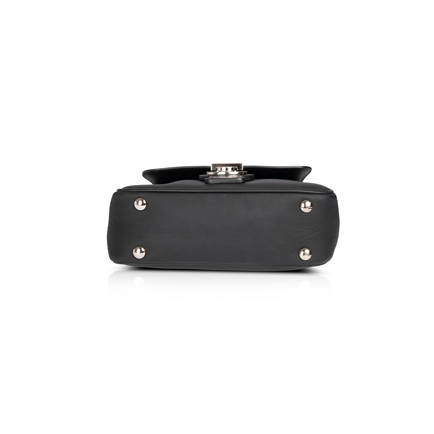 Burberry Small Black Trench Calfskin DK88 Top Handle Bag