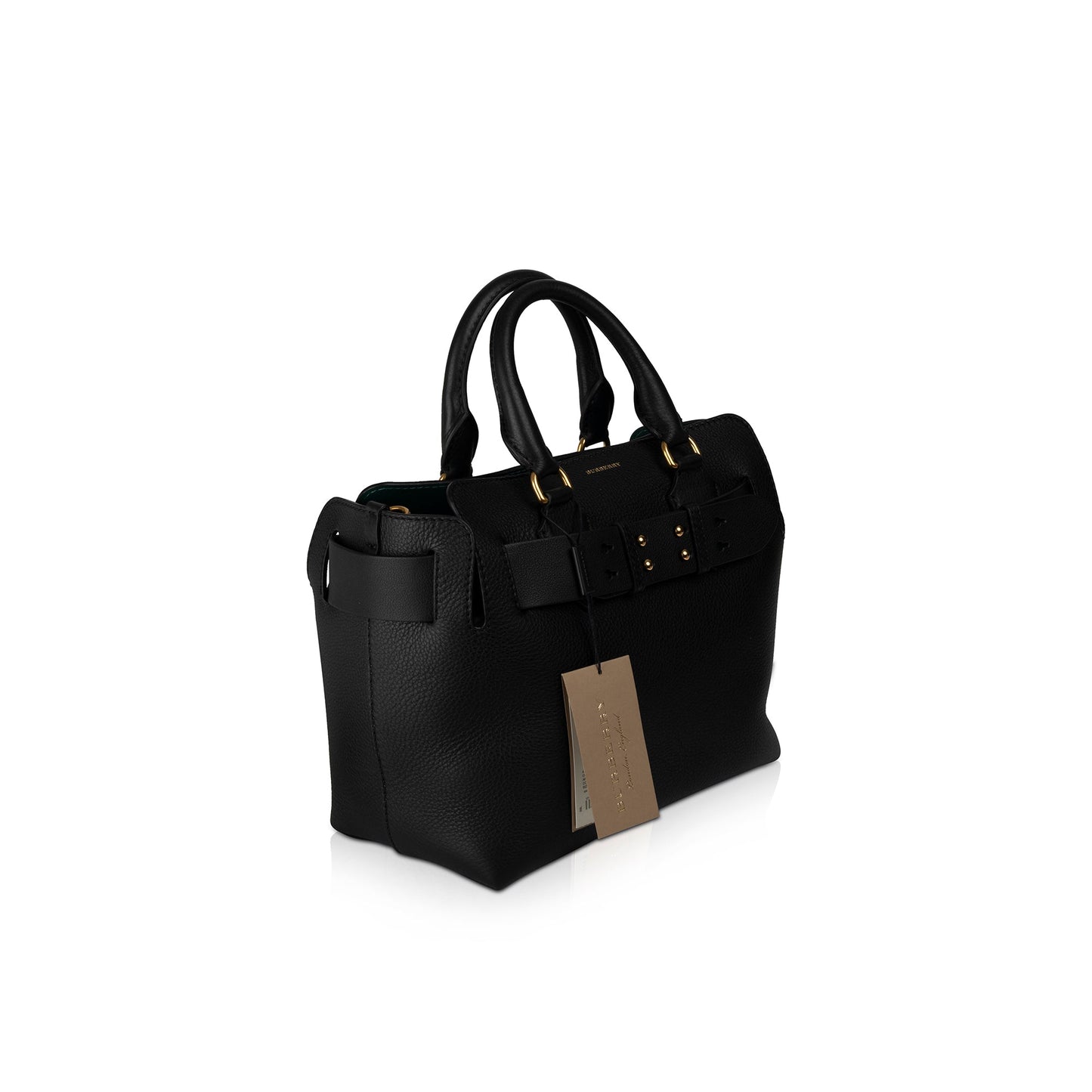 Burberry Small Leather Belt Tote