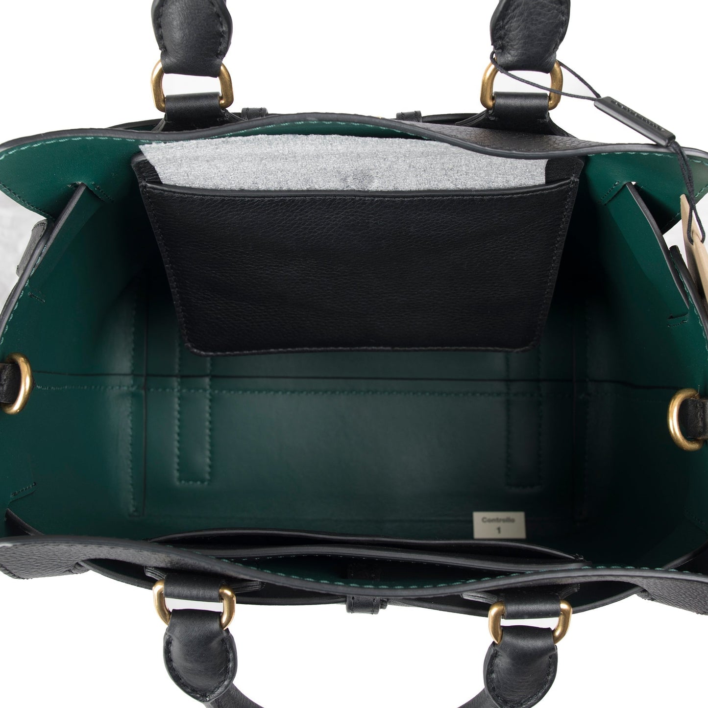 Burberry Small Leather Belt Tote