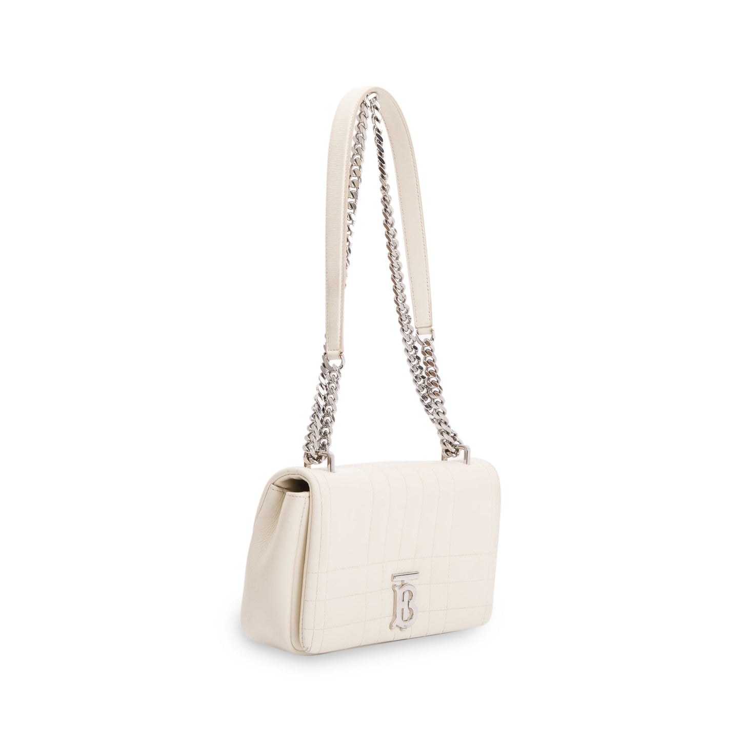 Burberry Small Lola Quilted Leather TB Shoulder Bag