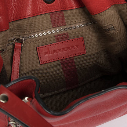 Burberry Small Maidstone Leather & House Check Tote