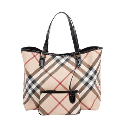 Burberry Super Nova Check Large Nickie Tote Bag