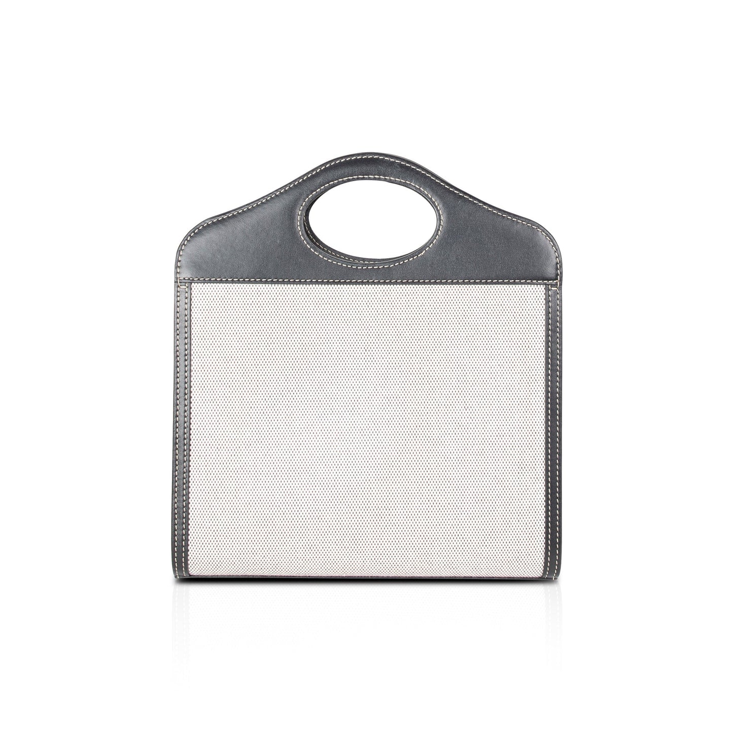 Burberry Two-Tone Canvas and Leather Mini Pocket Bag