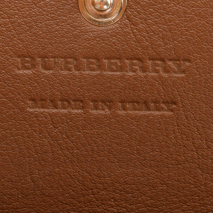 Burberry Vintage Check Flap Card Case Wallet