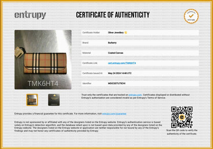 Burberry Vintage Check Halton Continental Wallet