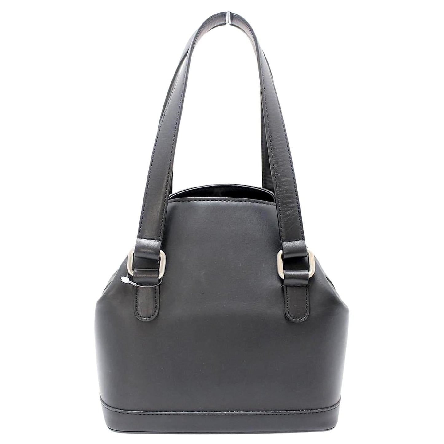 BURBERRY VINTAGE LEATHER SHOULDER BAG