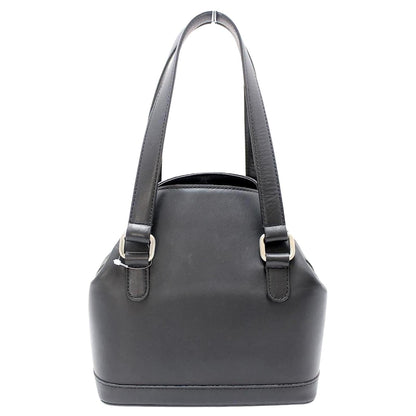 BURBERRY VINTAGE LEATHER SHOULDER BAG