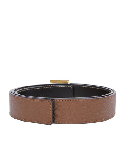 BURBERRY EXAGGERATED CHECK TB MONOGRAM BELT