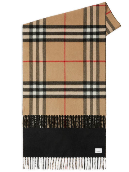 BURBERRY REVERSIBLE CHECK SCARF