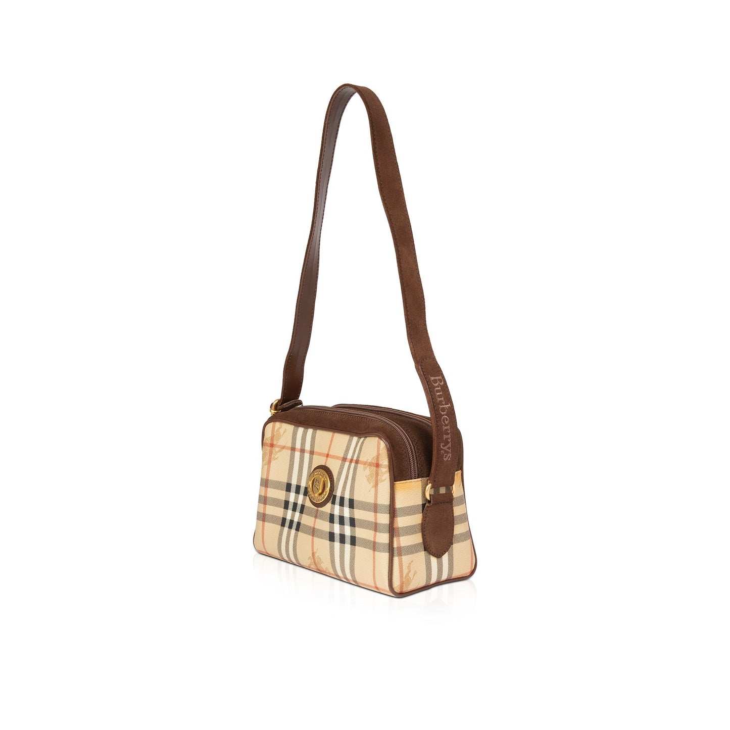 Burberrys Haymarket Check Camera Bag