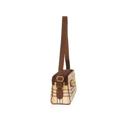 Burberrys Haymarket Check Camera Bag