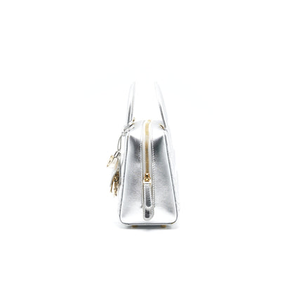 Dior Small Lily Tote Silver Lambskin GHW