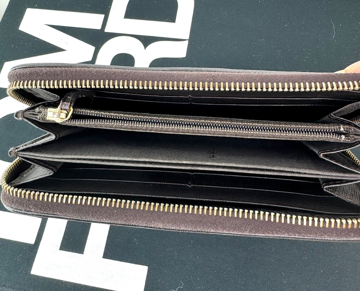 Fendi Zucca Zip Around Wallet
