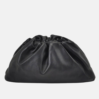 Bottega Veneta Pouch Large Black Calfskin Leather