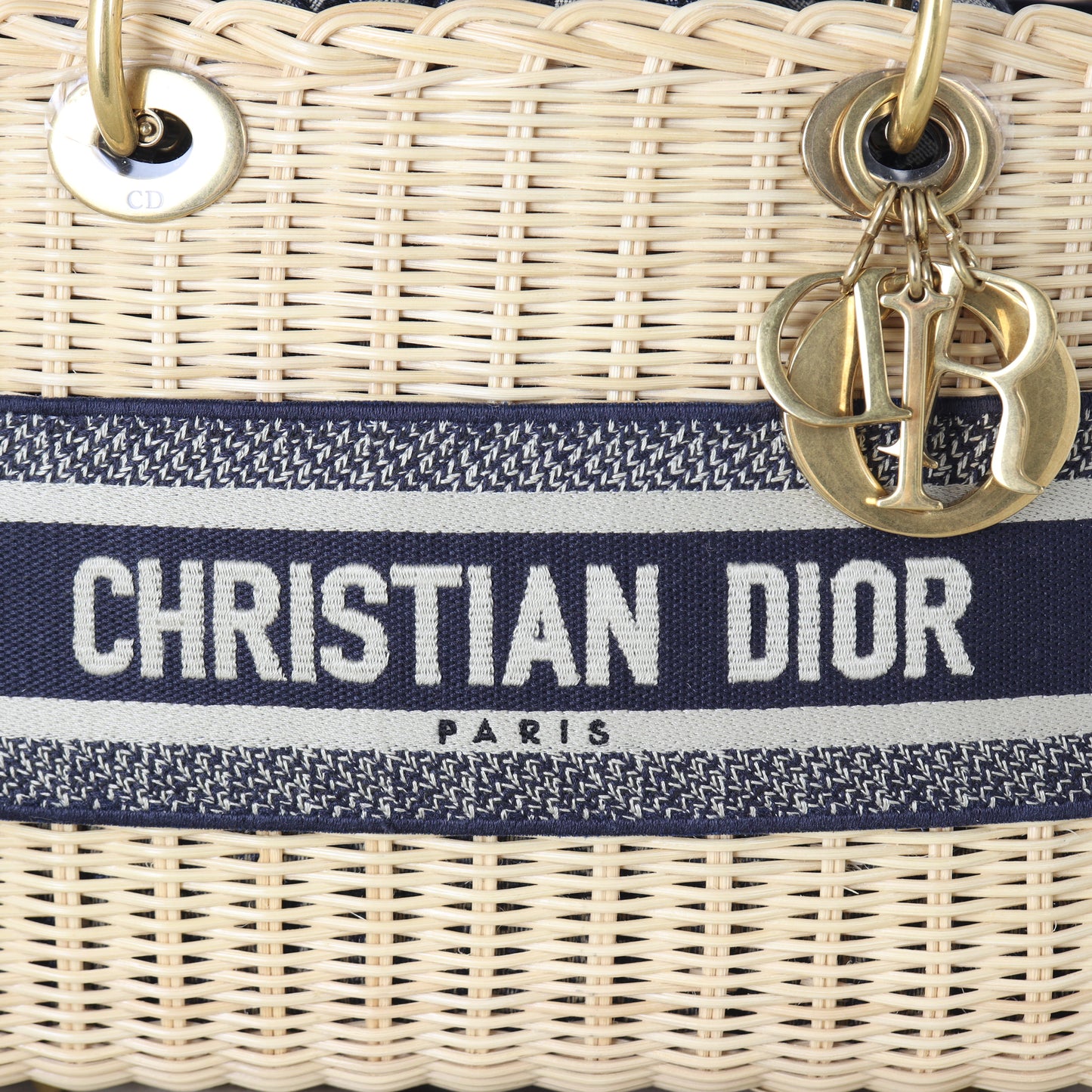 Dior Lady Dior Wicker Oblique Medium
