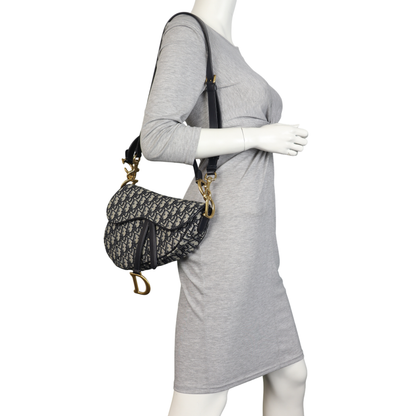 Dior Saddle Bag Oblique with Strap