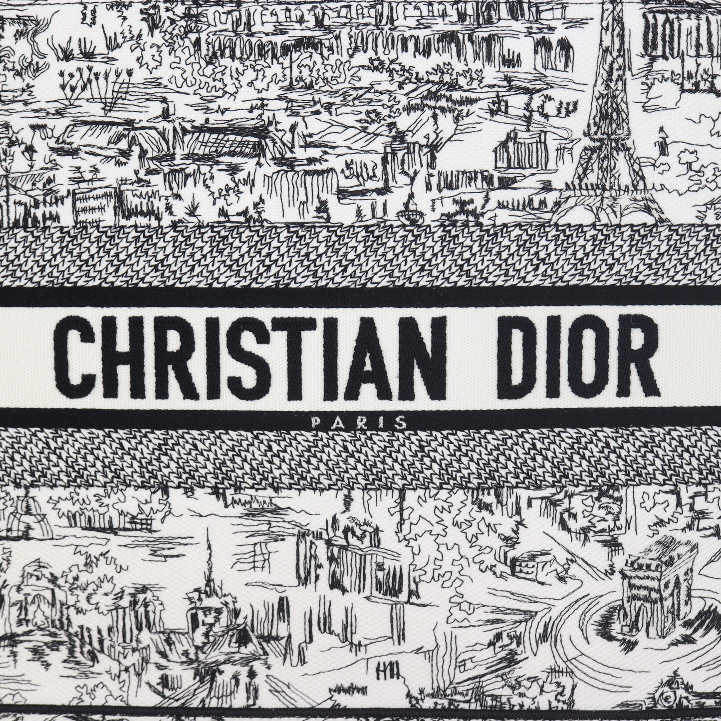 Dior Book Tote Medium Paris All Over