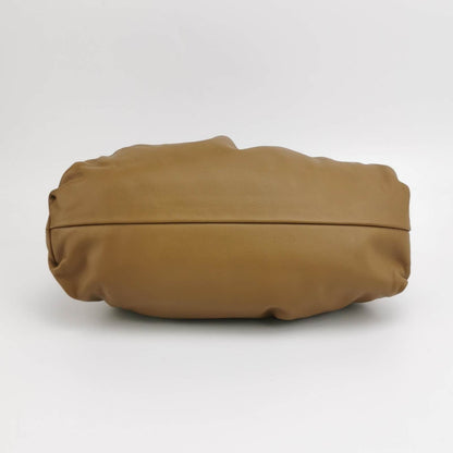 Bottega Veneta Pouch Calfskin Leather Caramel Brown Large