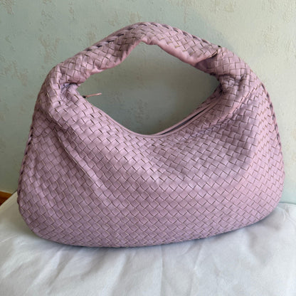 Bottega Veneta Hobo Bag Lambskin leather Lilac Purple Large 47cm