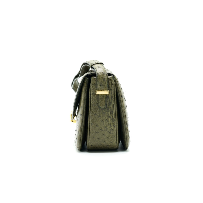 Luxury CELINE Vintage Ostrich Triomphe Bag