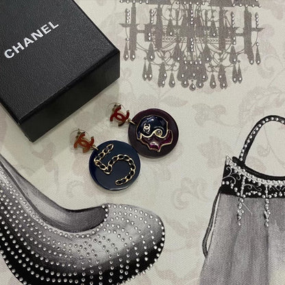 CHANEL NO. 5 CC VINTAGE EARRINGS