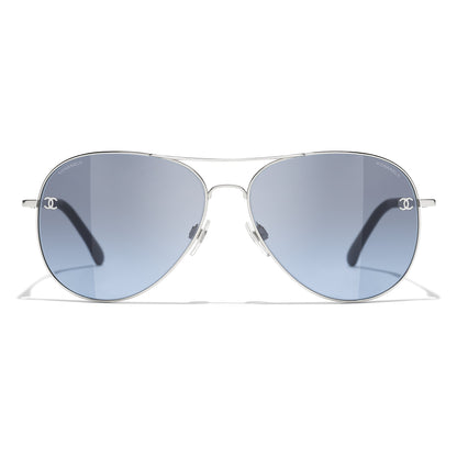 CHANEL PILOT AVIATOR CC SUNGLASSES