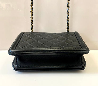 CHANEL SEAMLESS GREEK BOY MINI BRICK BAG