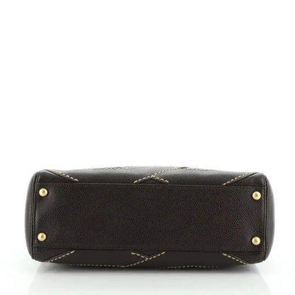 CHANEL CC CAVIAR STITCH SHOULDER BAG