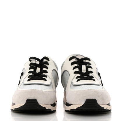 CHANEL CC MESH CALFSKIN SUEDE 22S SNEAKERS