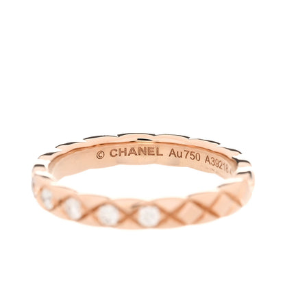 CHANEL COCO CRUSH 18K GOLD 5 DIAMOND RING